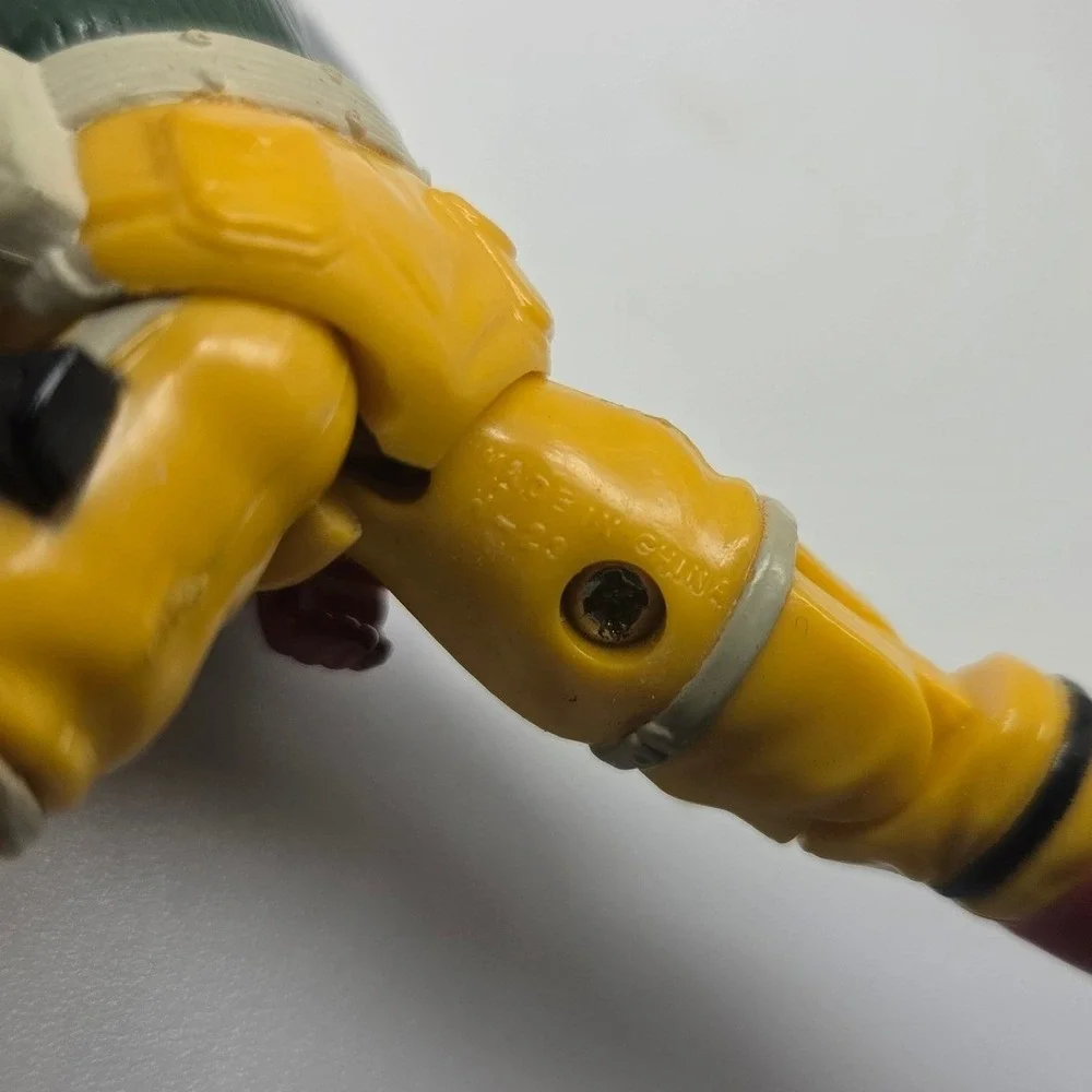 Hasbro G.I. Joe Action Figure 3.75in Yellow Fair Cond Backstop 1987 Vintage Toy